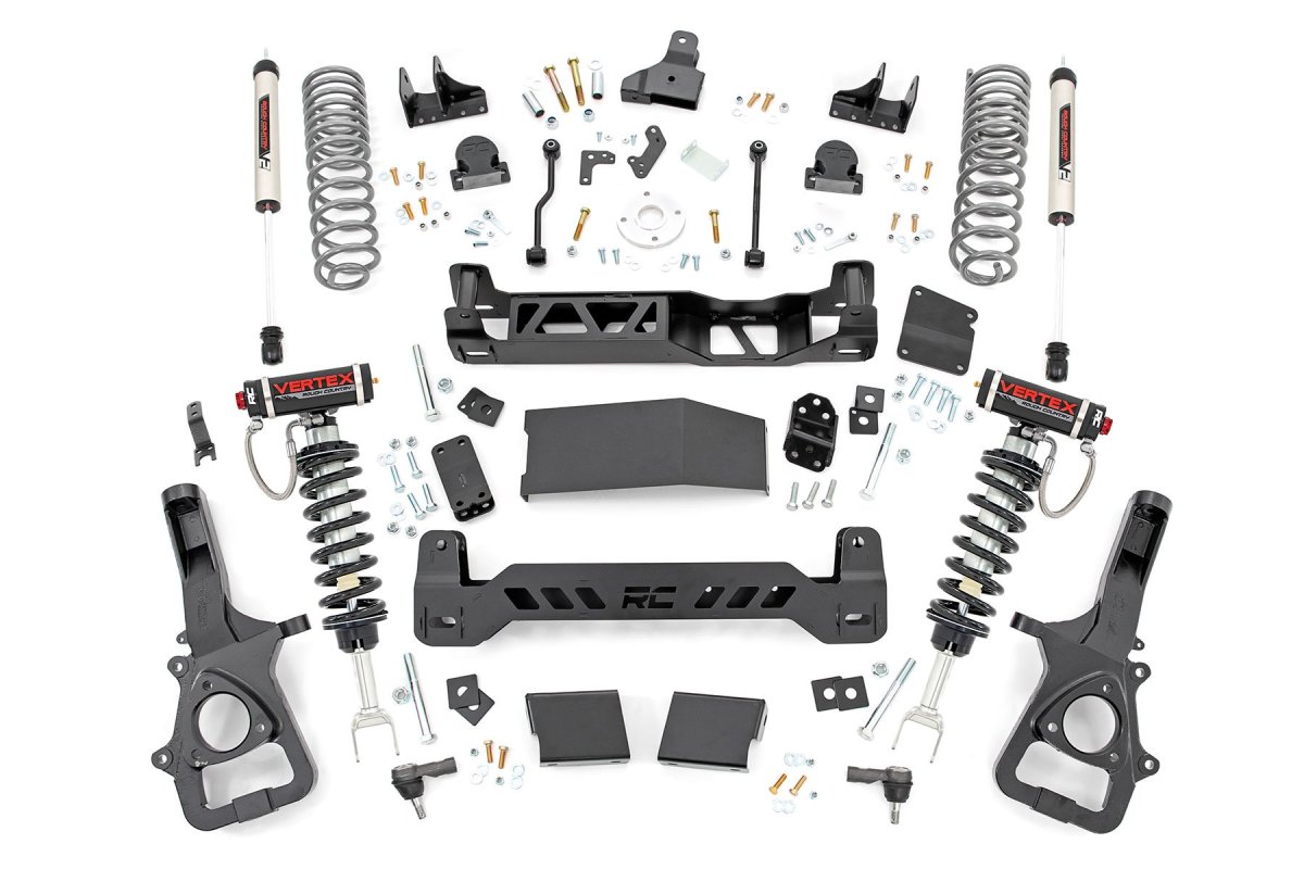Ram 1500 Suspension Lift Kit - Rough Country - Vertex/V2 | Dual Rate Coils - '19-'24